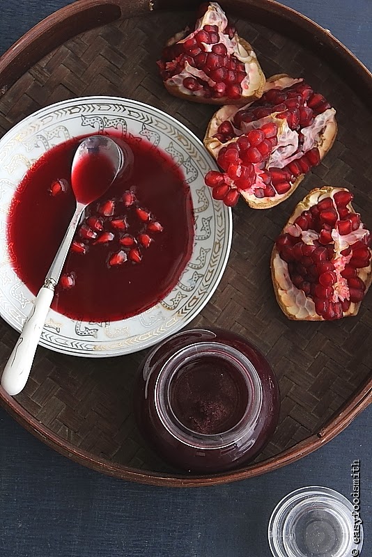 HOMEMADE POMEGRANATE SYRUP Easy Food Smith