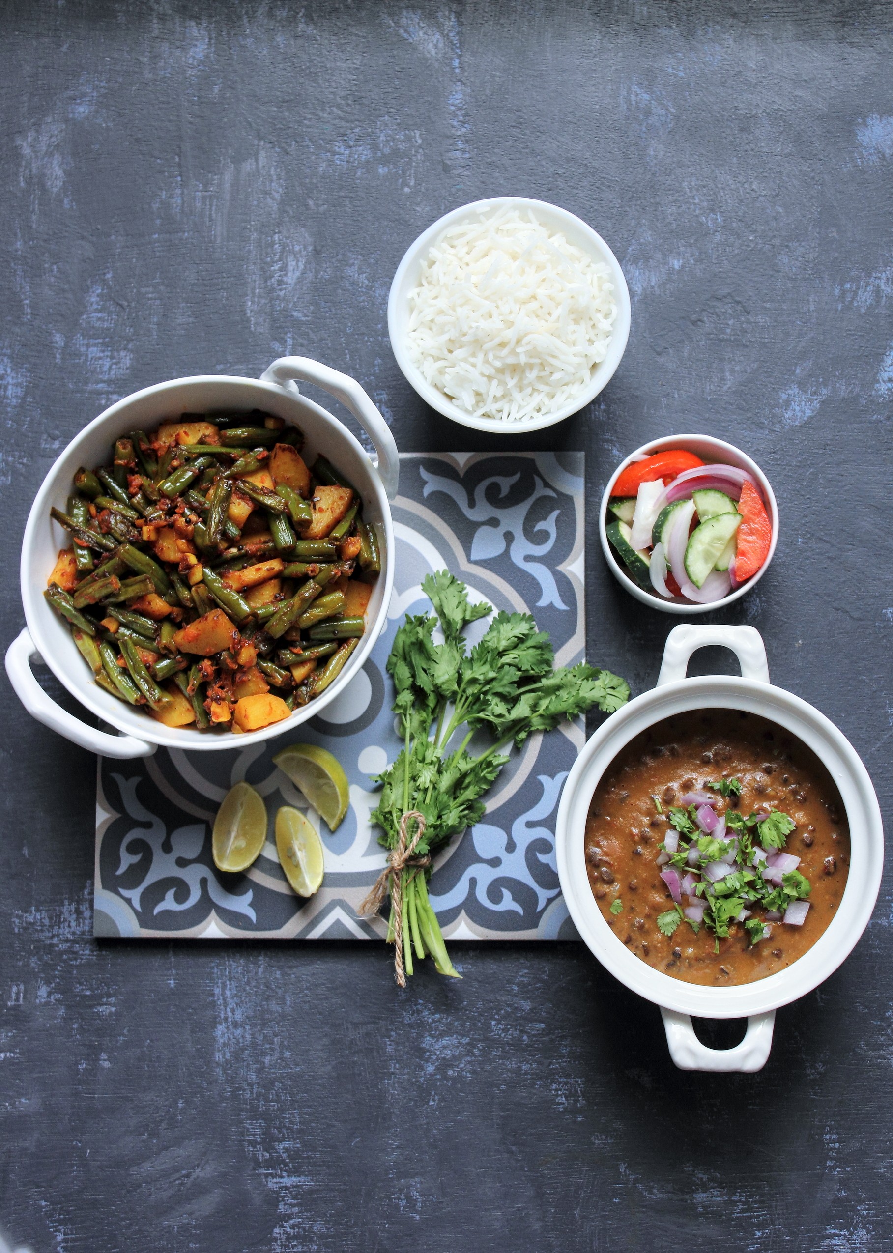 BEANS ALOO BHUJIA / बीन्स आलू का भुजिया (Green Beans & Potato Curry)