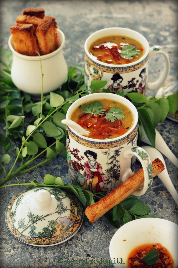 KHATTI MEETHI DAL / खट्टी-मीठी दाल (Sweet & Sour Lentil Soup)