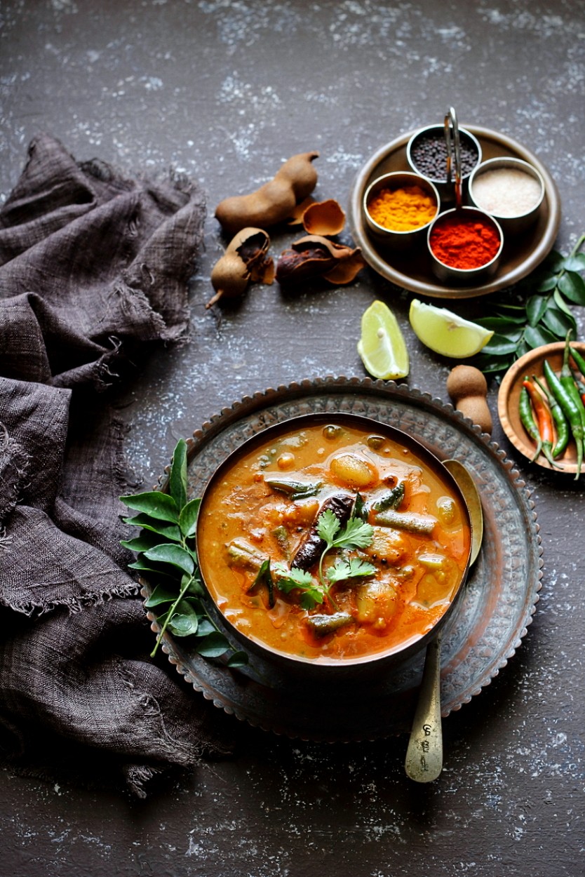 SAMBAR – साम्बर (Tangy & Spicy Vegetable Lentil Stew)